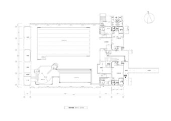 プール棟(Ａ棟)１階平面図のサムネイル